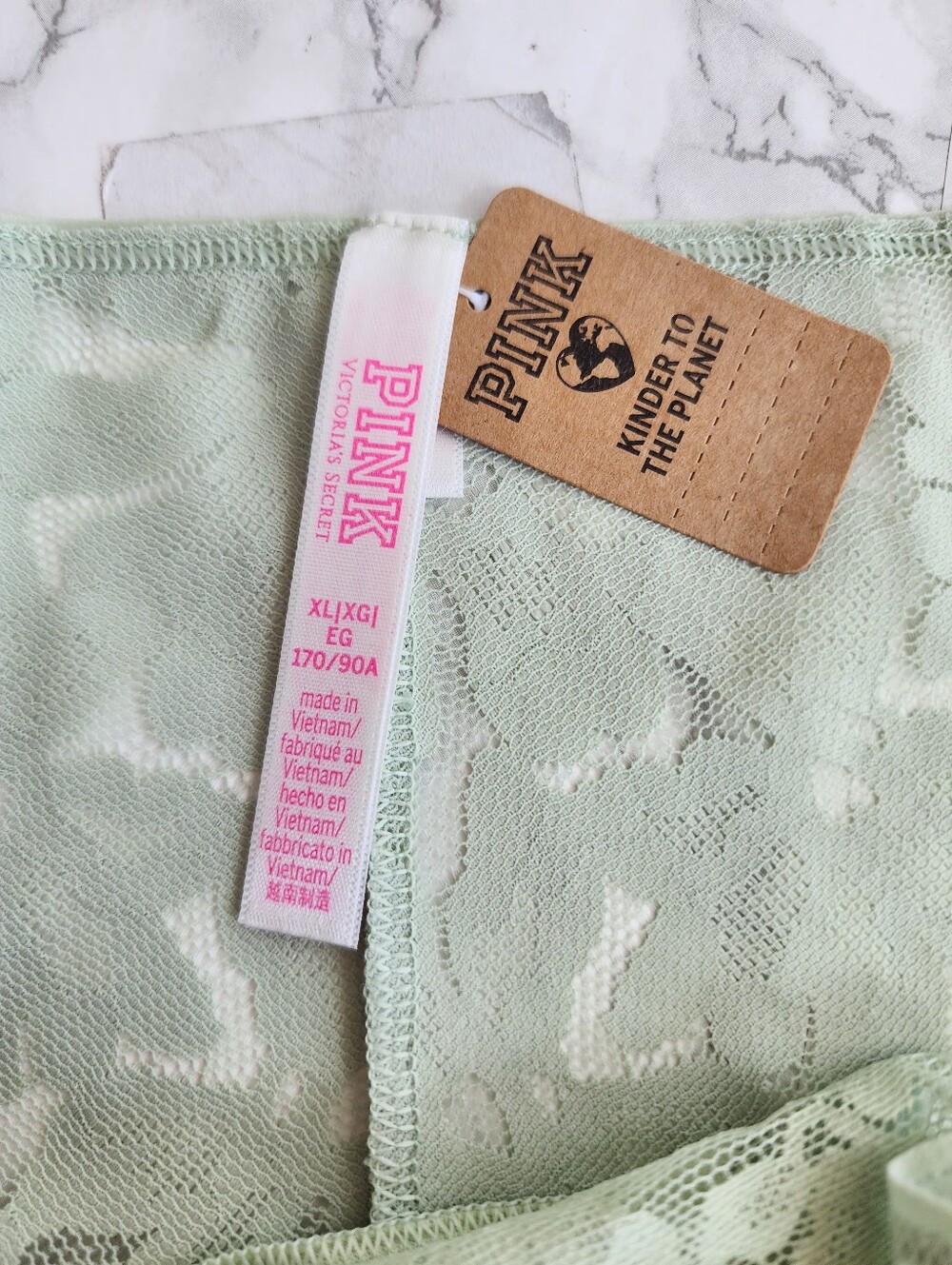 Victoria's Secret PINK Logo Strappy Cheekster Panties XL NWT - Picture 4 of 7